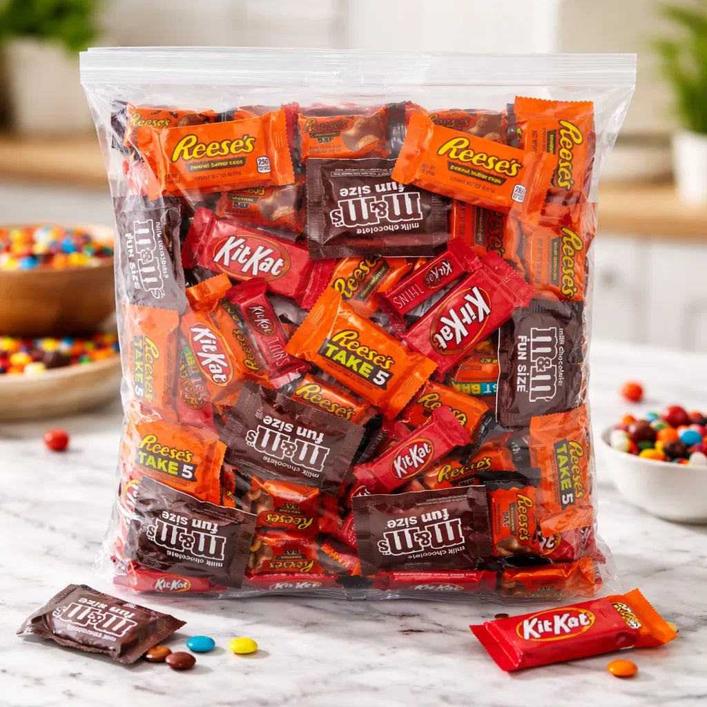 1 KG CHOCOLATES SURTIDOS AMERICANOS APROX 60-65 PZAS