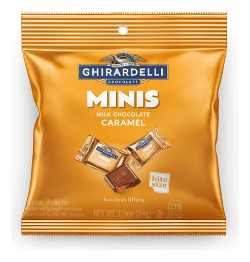 Chocolates Ghirardelli Minis Caramelo Bolsa 54g