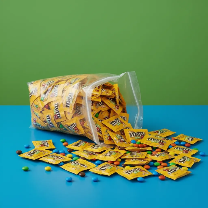 1 Kg Chocolate M&ms Cacahuate Aprox 60 Pzas