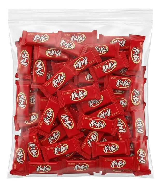 1 Kg Chocolate Americano Kit Kat Snack Size Aprox 60pzas