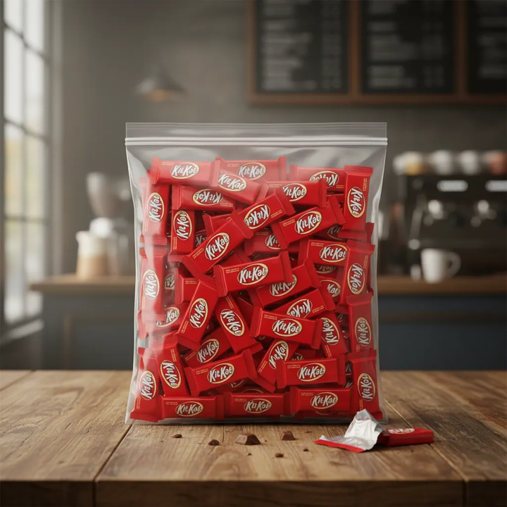 1 Kg Chocolate Americano Kit Kat Snack Size Aprox 60pzas
