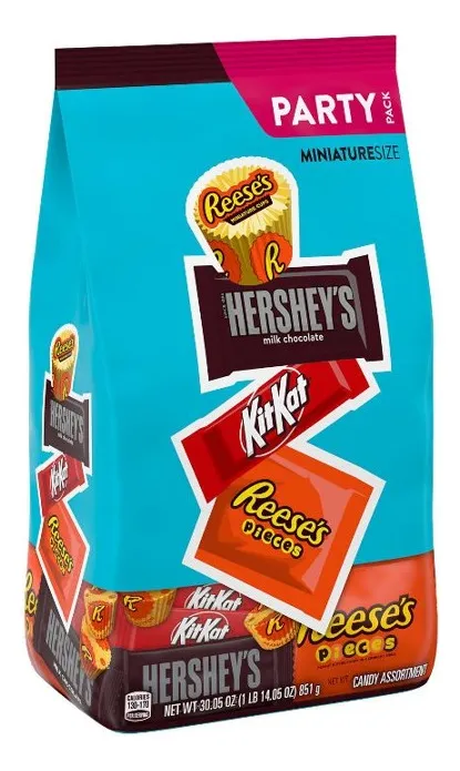 Chocolates Miniatura Hershey's Kit Kat Reese's Party 851g