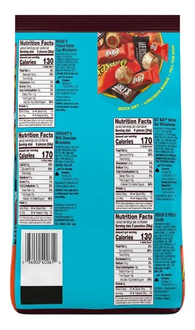 Chocolates Miniatura Hershey's Kit Kat Reese's Party 851g