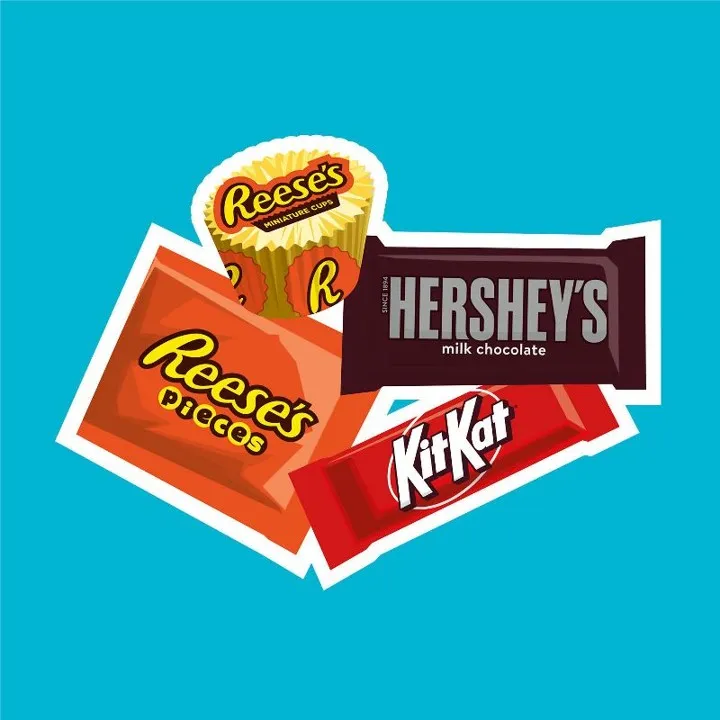 Chocolates Miniatura Hershey's Kit Kat Reese's Party 851g