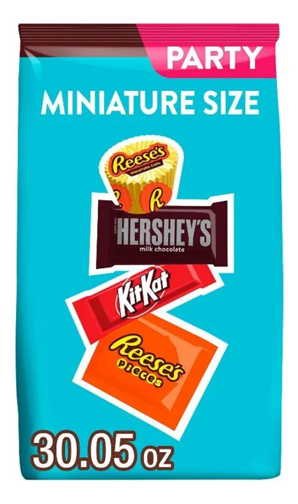 Chocolates Miniatura Hershey's Kit Kat Reese's Party 851g