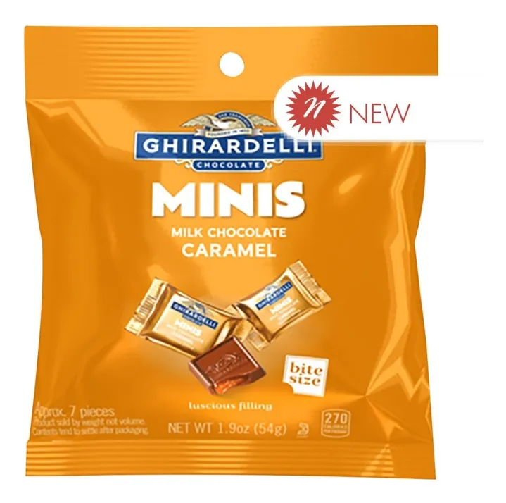 Chocolates Ghirardelli Minis Caramelo Bolsa 54g