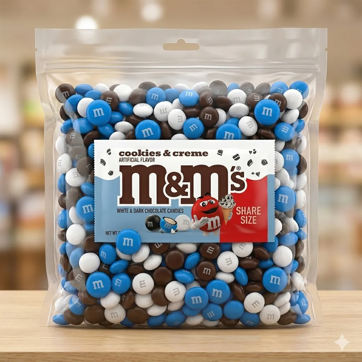 1 Kg Chocolate Americano M&ms Cookies&creme 12 Pzs