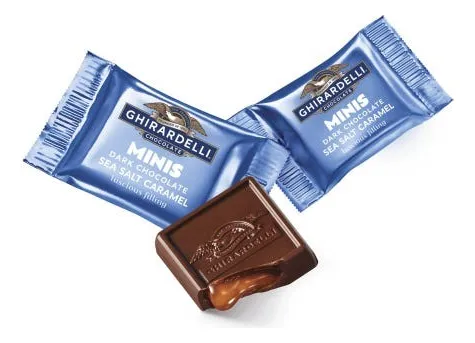 Chocolates Ghirardelli Minis Dark Sea Salt Caramel 1.9oz