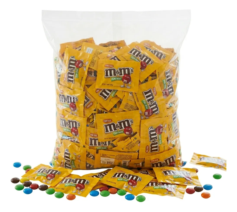 1 Kg Chocolate M&ms Cacahuate Aprox 60 Pzas