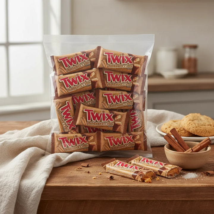 1/2 Kg Chocolate Twix Snickerdoodle Americano 40g (12 Pzas)