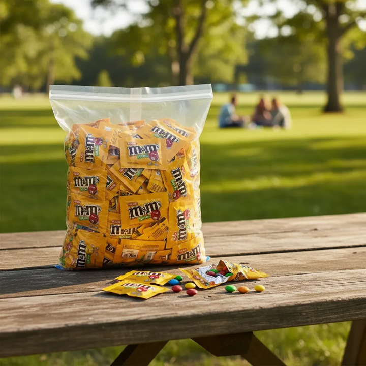 1 Kg Chocolate M&ms Cacahuate Aprox 60 Pzas