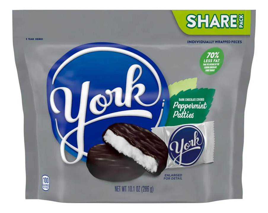 York Dark Chocolate Peppermint Patties 257g