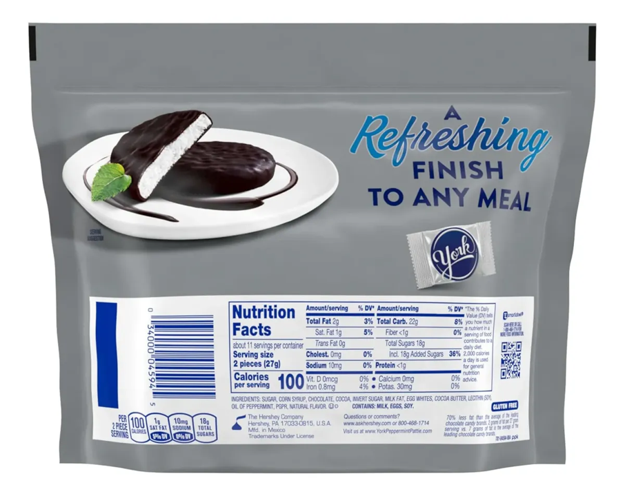 York Dark Chocolate Peppermint Patties 257g